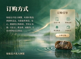 绿庭弘兴化大闸蟹・订购方式